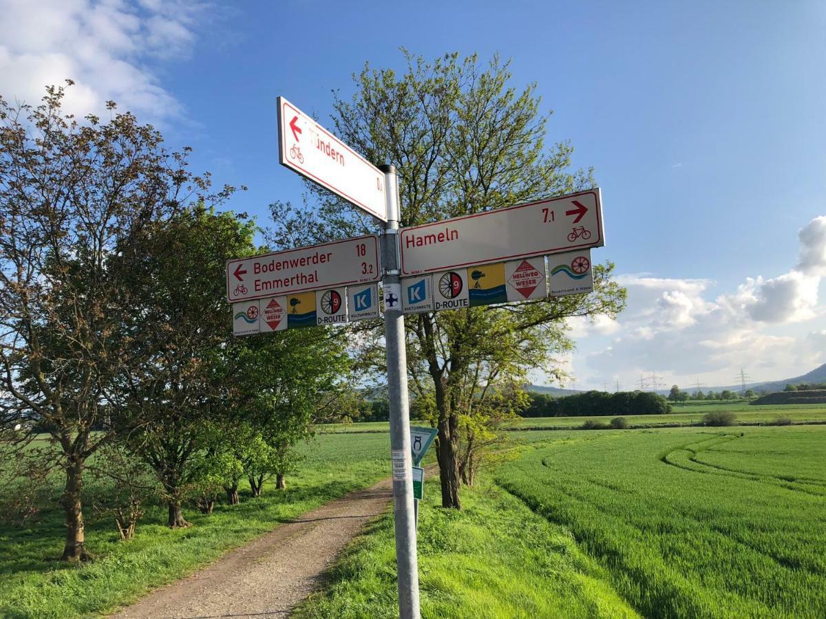 Ferienwohnung Hameln Direkt Am Weserradweg Hamelín Exterior foto